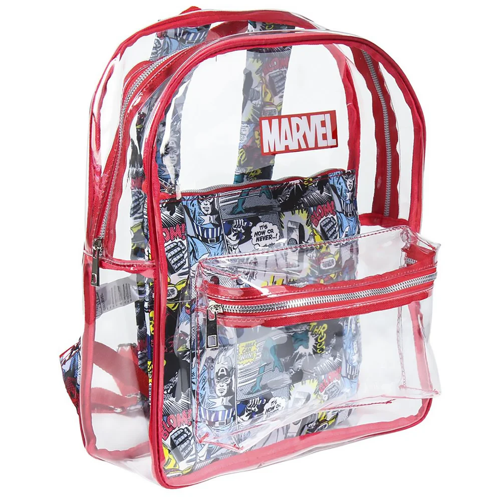 Marvel Comics Transparent Backpack Image 1