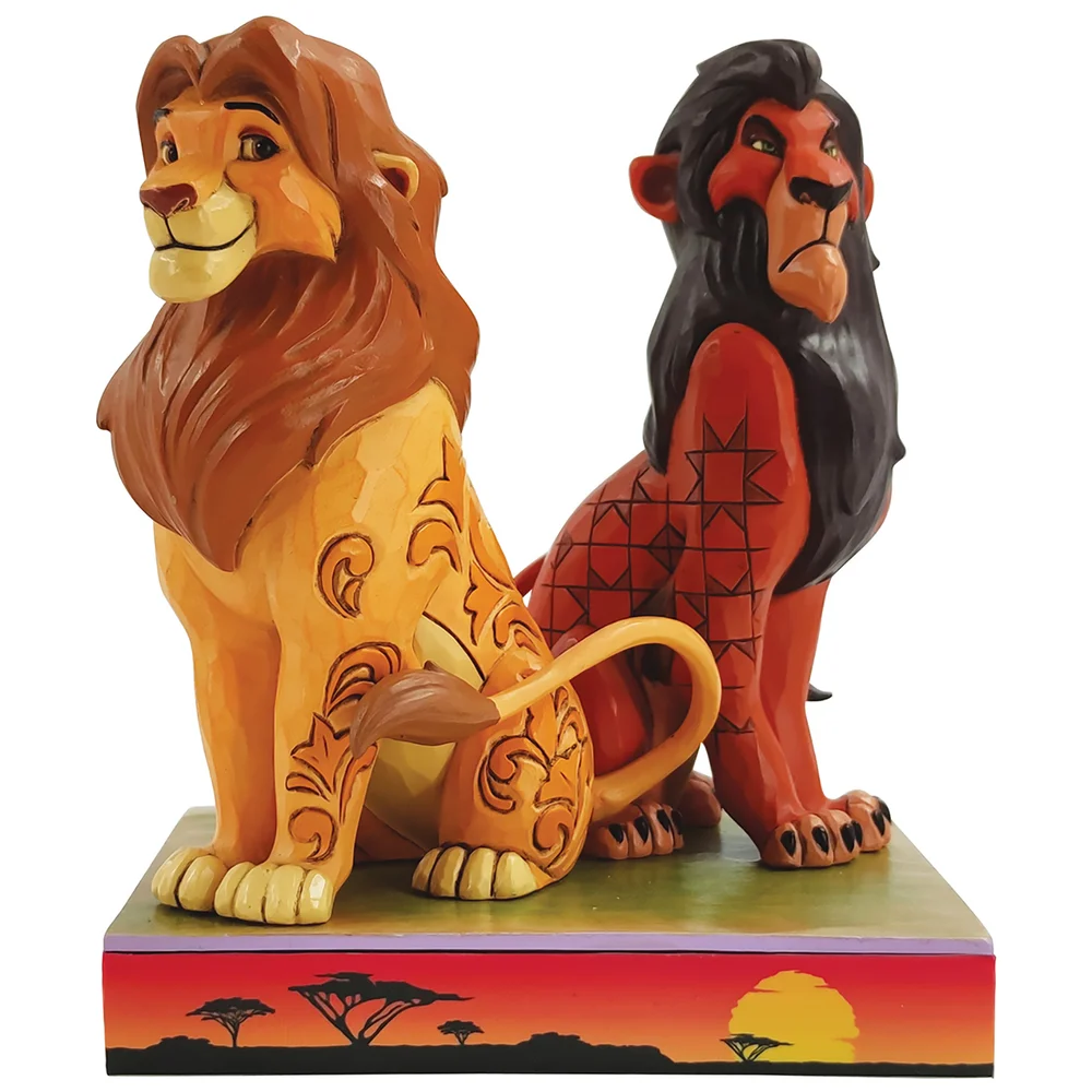 Disney Traditions The Lion King Simba And Scar Figurine Image 1