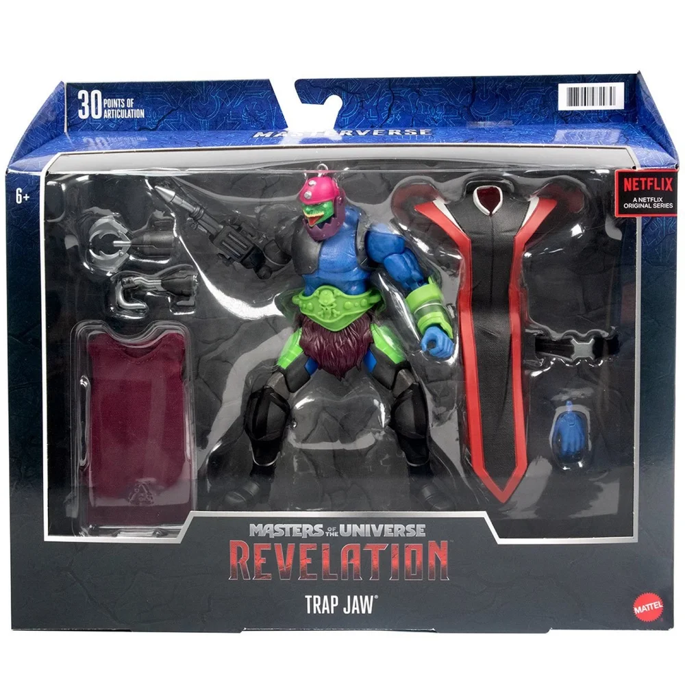 Mattel Masters of the Universe: Revelation Masterverse Deluxe Action Figure - Trap Jaw Image 1