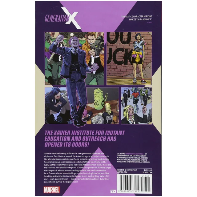 Marvel Comics Generation X Trade Paperback Vol 01 Natural Selection Graphic Novel