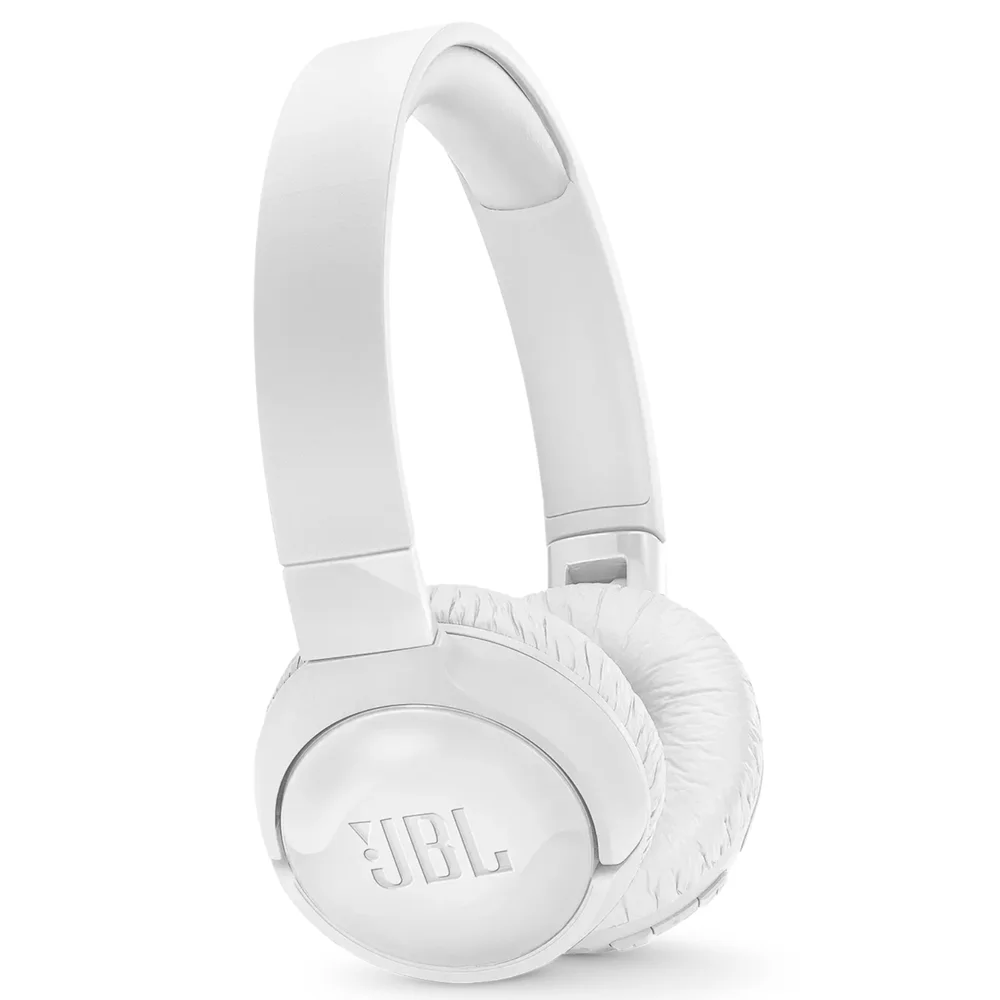TUNE 600BTNC On-Ear Wireless Active Noise Cancelling Bluetooth Headphones - White Image 1