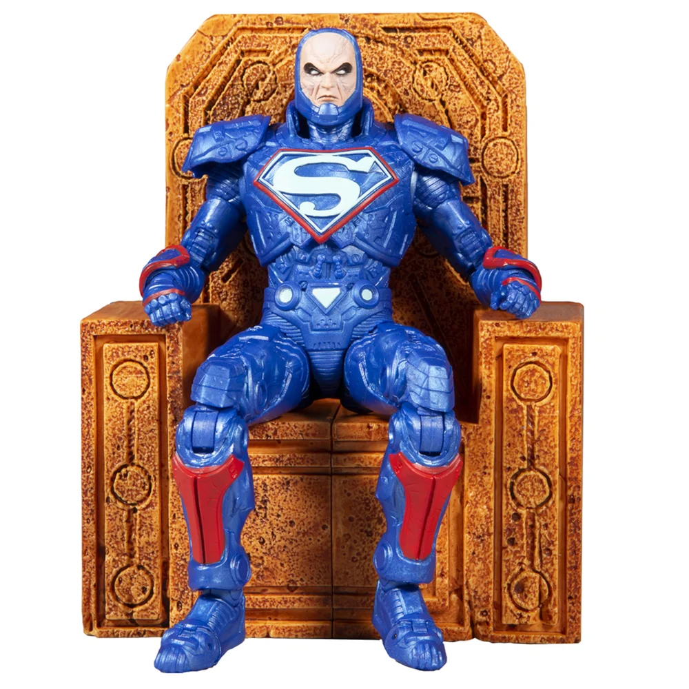 McFarlane DC Multiverse 7 Inch Action Figure - Lex Luthor In Power Suit (Blue Suit with Throne) Image 1
