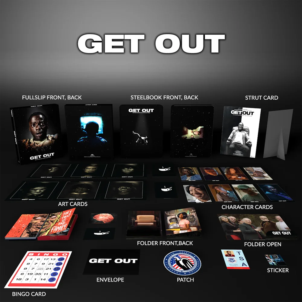 Get Out - 4K Ultra HD Limited Edition Collector's Steelbook (Includes Blu-ray) Image 1