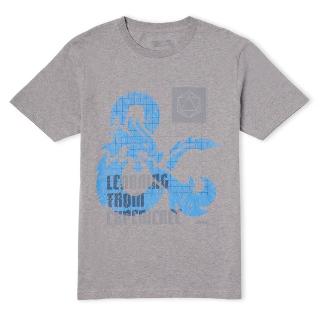 Dungeons & Dragons Learning From Experience Unisex T-Shirt - Grey