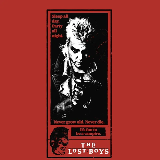 The Lost Boys Sleep All Day Party All Night Unisex T-Shirt - Red
