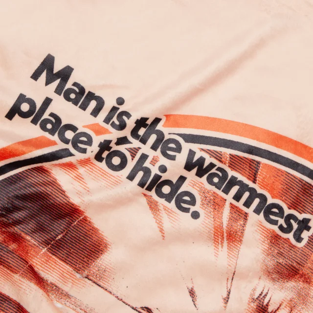 The Thing Man Is The Warmest Place To Hide Fleece Blanket