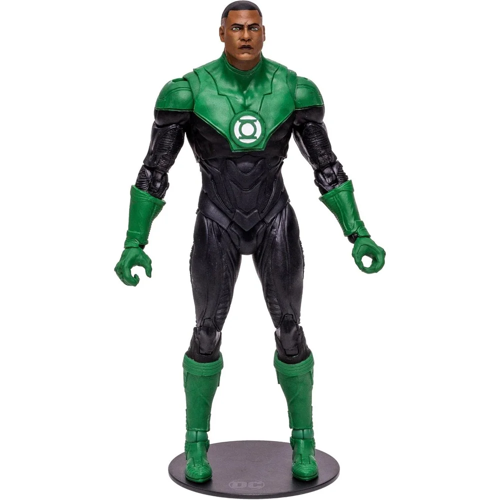 McFarlane Toys, 7-Inch DC Endless Winter Green Lantern (John Stewart) Action Figure with 22 Moving Parts, Collectible DC Figure Image 1