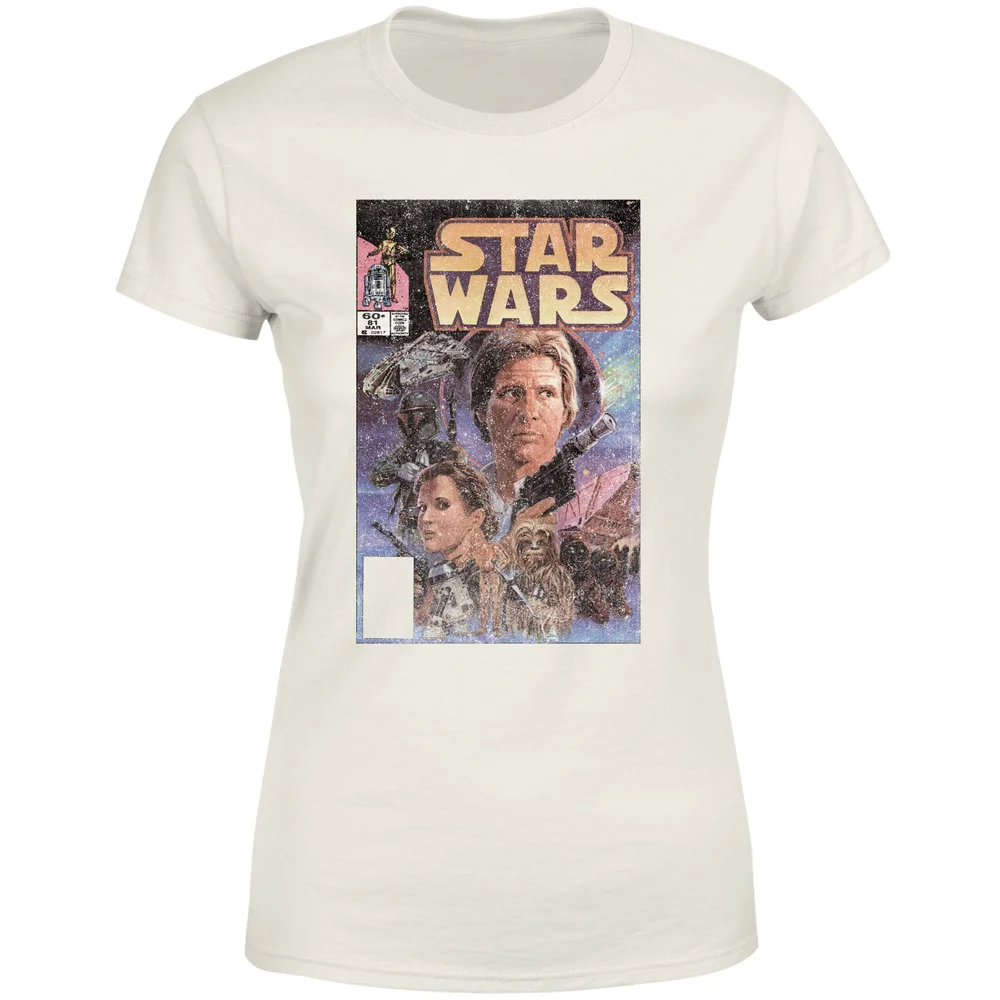 Star Wars Classic Comic Book Cover Women's T-Shirt - Cream - M Image 1