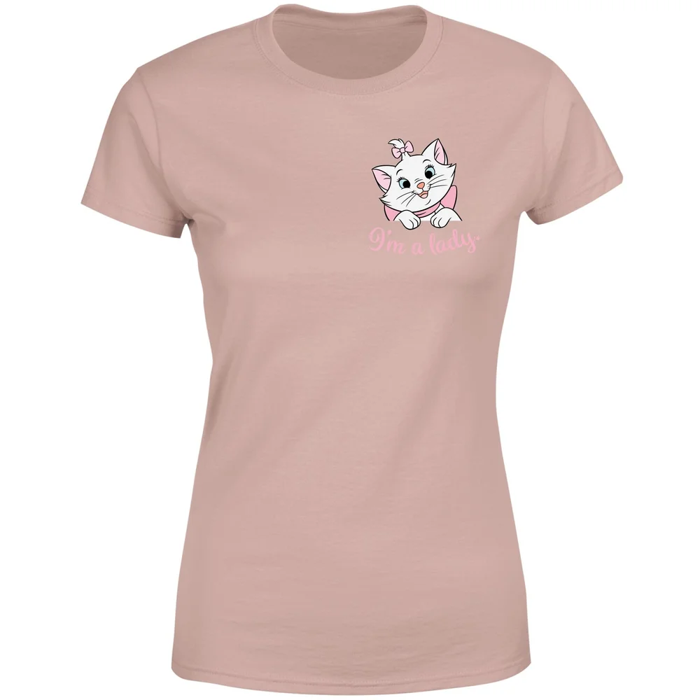 Disney Aristocats Marie I'm A Lady Women's T-Shirt - Dusty Pink - XL Image 1
