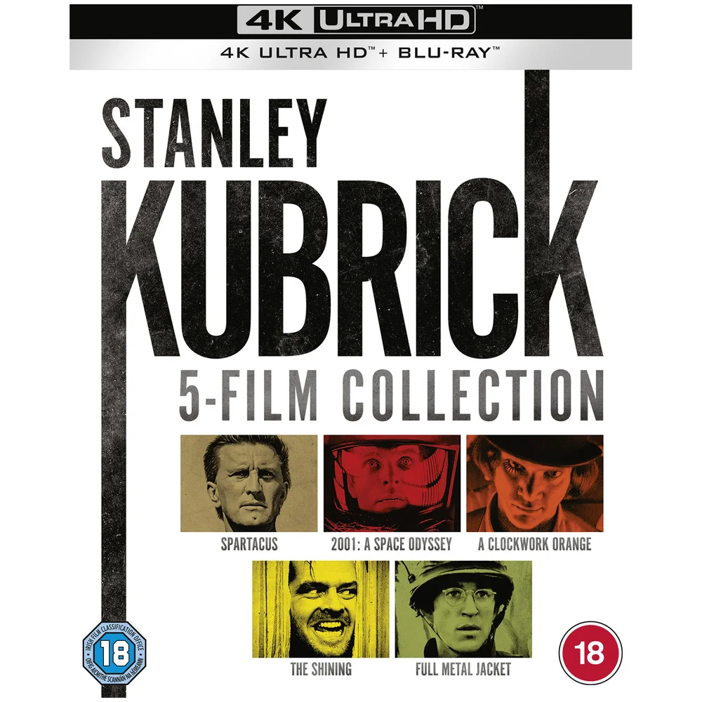 Stanley Kubrick: 4K Ultra HD 5-film Collection (Includes Blu-ray) Image 1