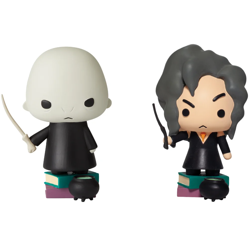 Wizarding World of Harry Potter Voldemort and Bellatrix Charm Figures 2 Pack Image 1