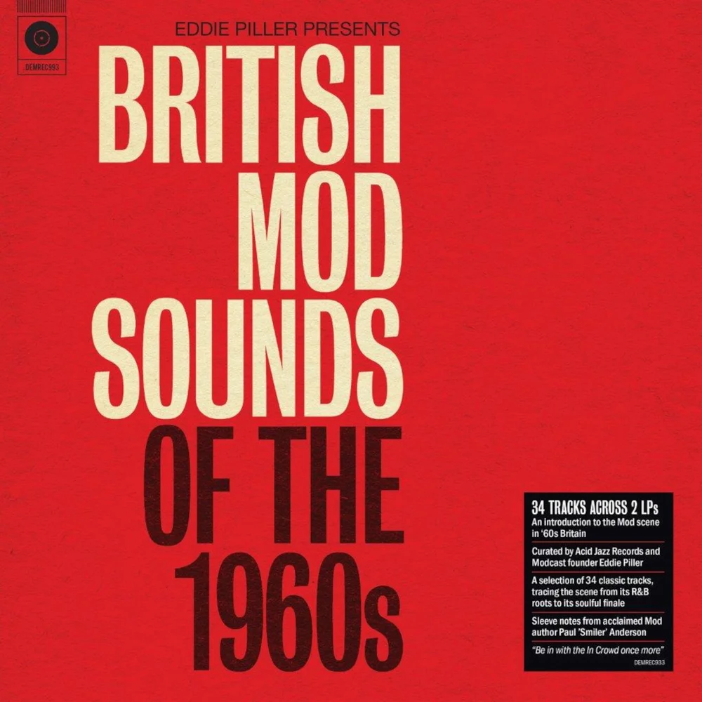 Eddie Piller Presents - British Mod Sounds Of the 1960s (140g Black Vinyl) Vinyl 2LP Image 1