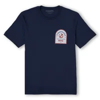 Ghostbusters Hook And Ladder Firehouse Unisex T-Shirt - Navy - undefined undefined