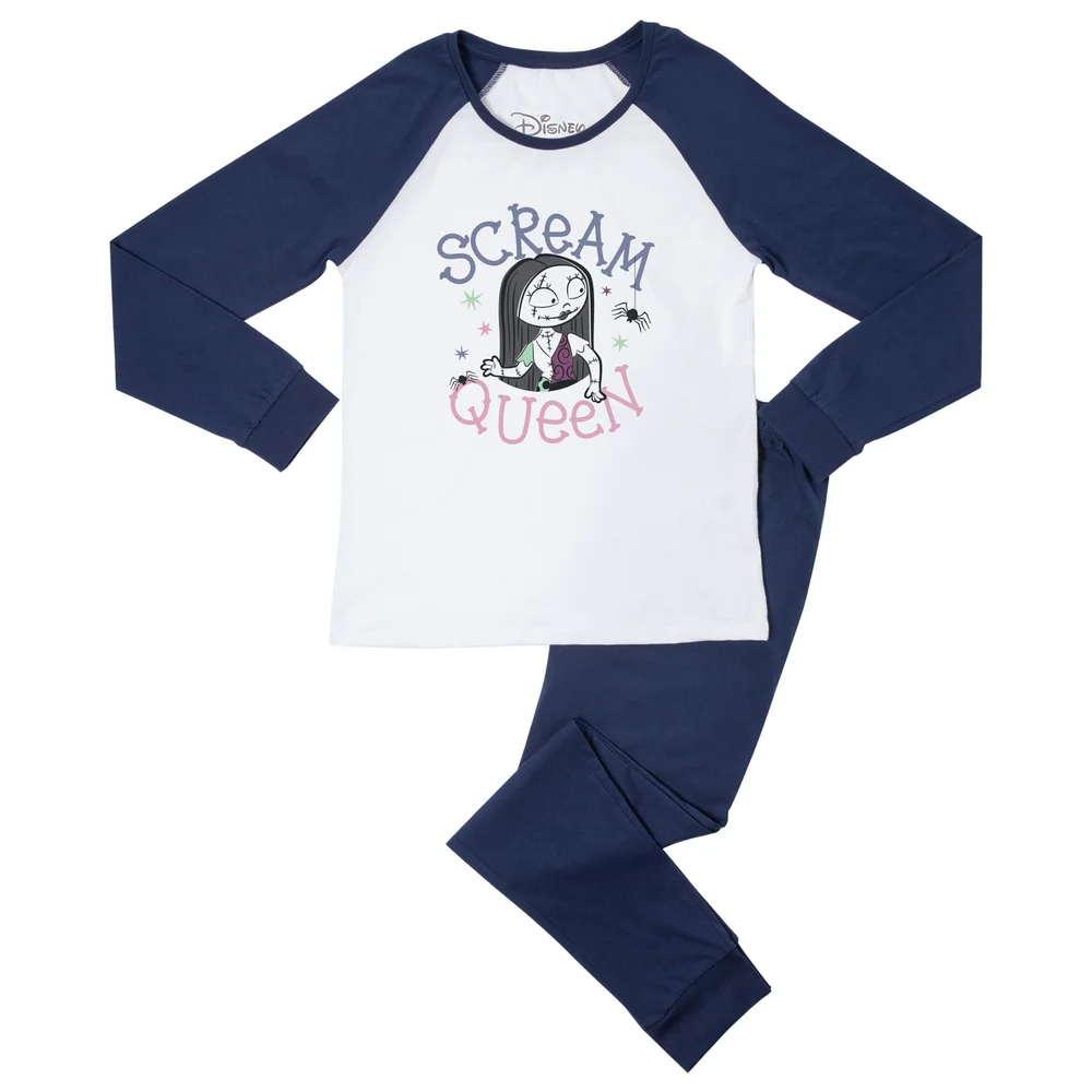 Disney Little Doll Men's Pyjama Set - Navy White - S Image 1