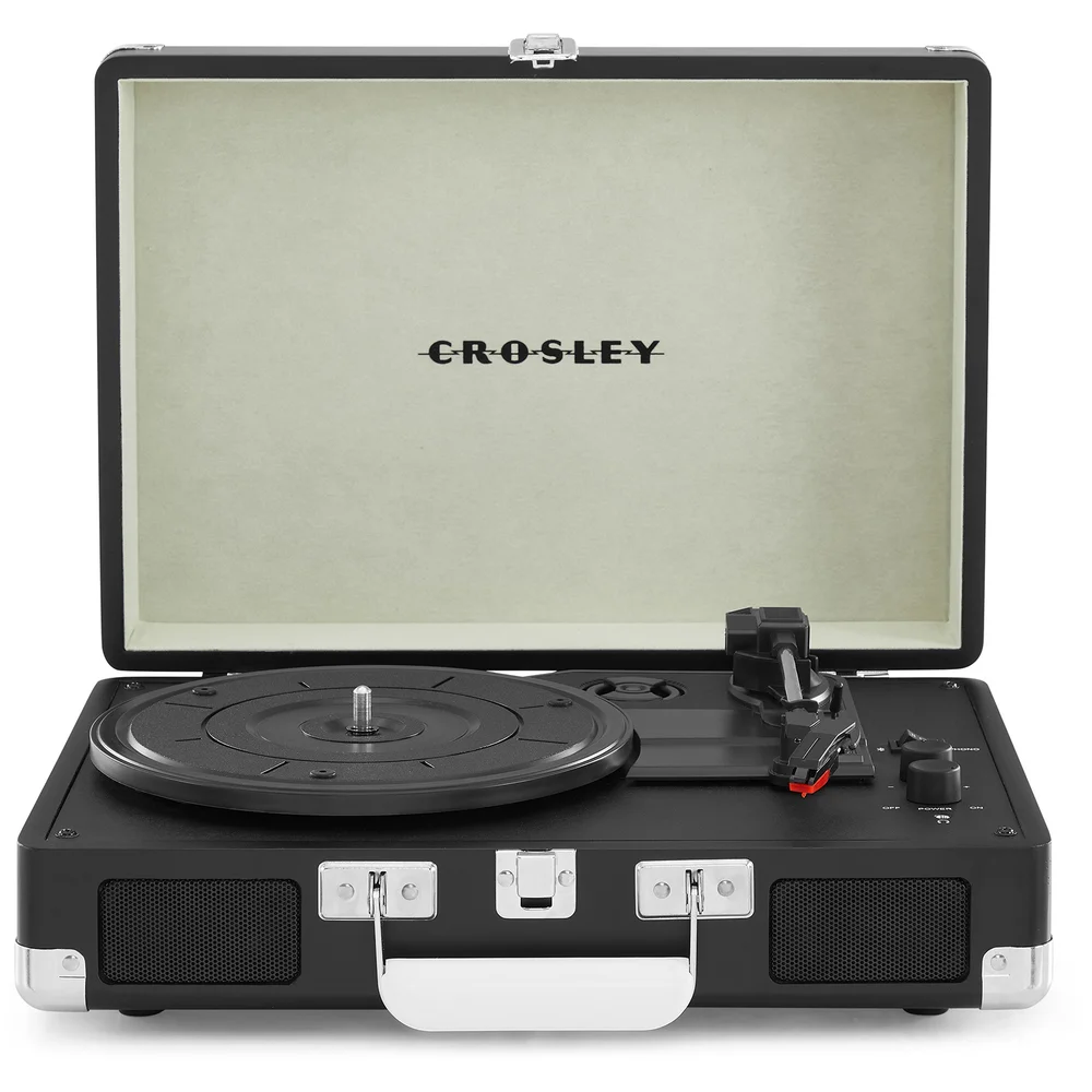 Cruiser Plus Deluxe Portable Turntable - With Bluetooth Output - Chalkboard Image 1