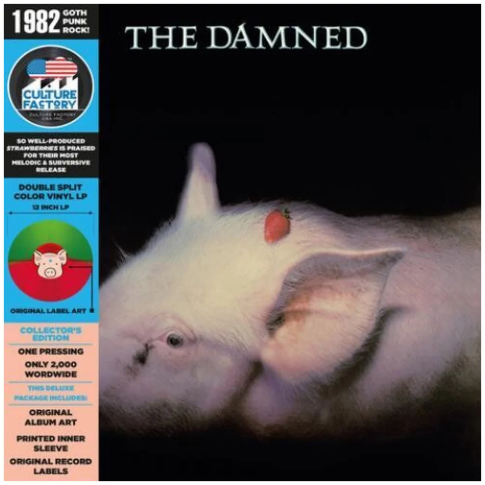 The Damned - Strawberries Vinyl (Red & Green) Image 1