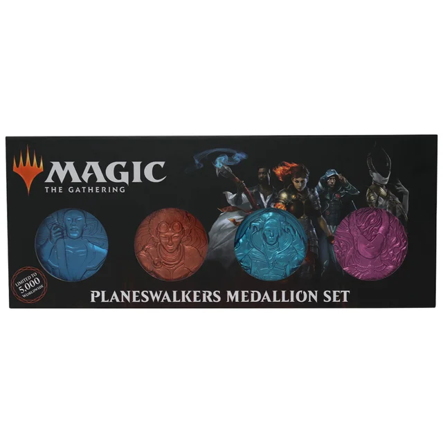 Magic the Gathering Planeswalker Medallion set By Fanattik