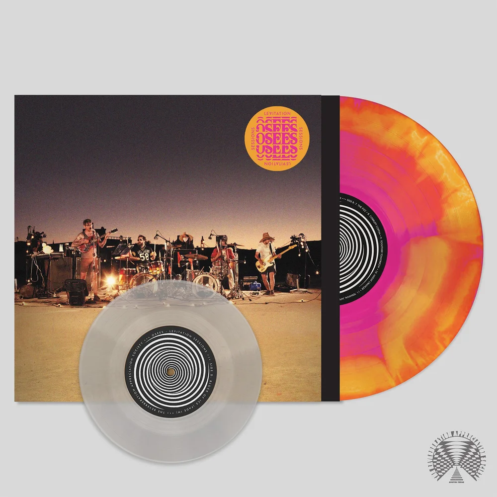 Osees - Levitation Sessions I Vinyl + 7" (3-Way Orange/Magenta/Yellow Swirl) Image 1