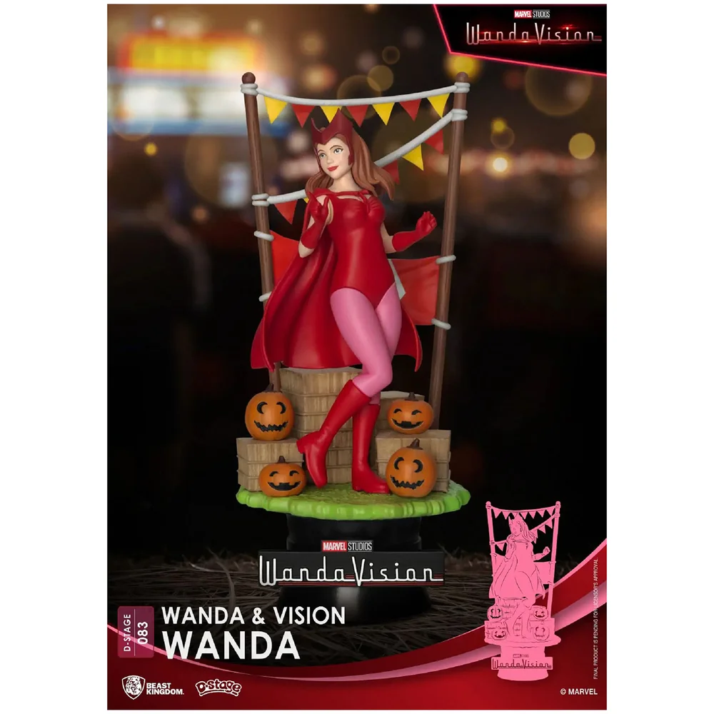 Beast Kingdom Wandavision D-Stage Diorama - Wanda Maximoff Image 1