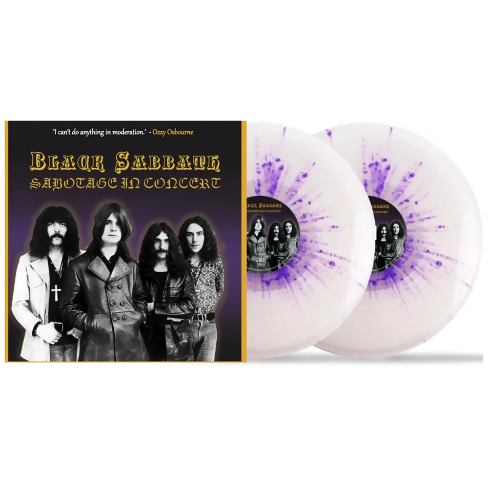 Black Sabbath - Sabotage In Concert (Splatter Vinyl) 2x 10" Image 1