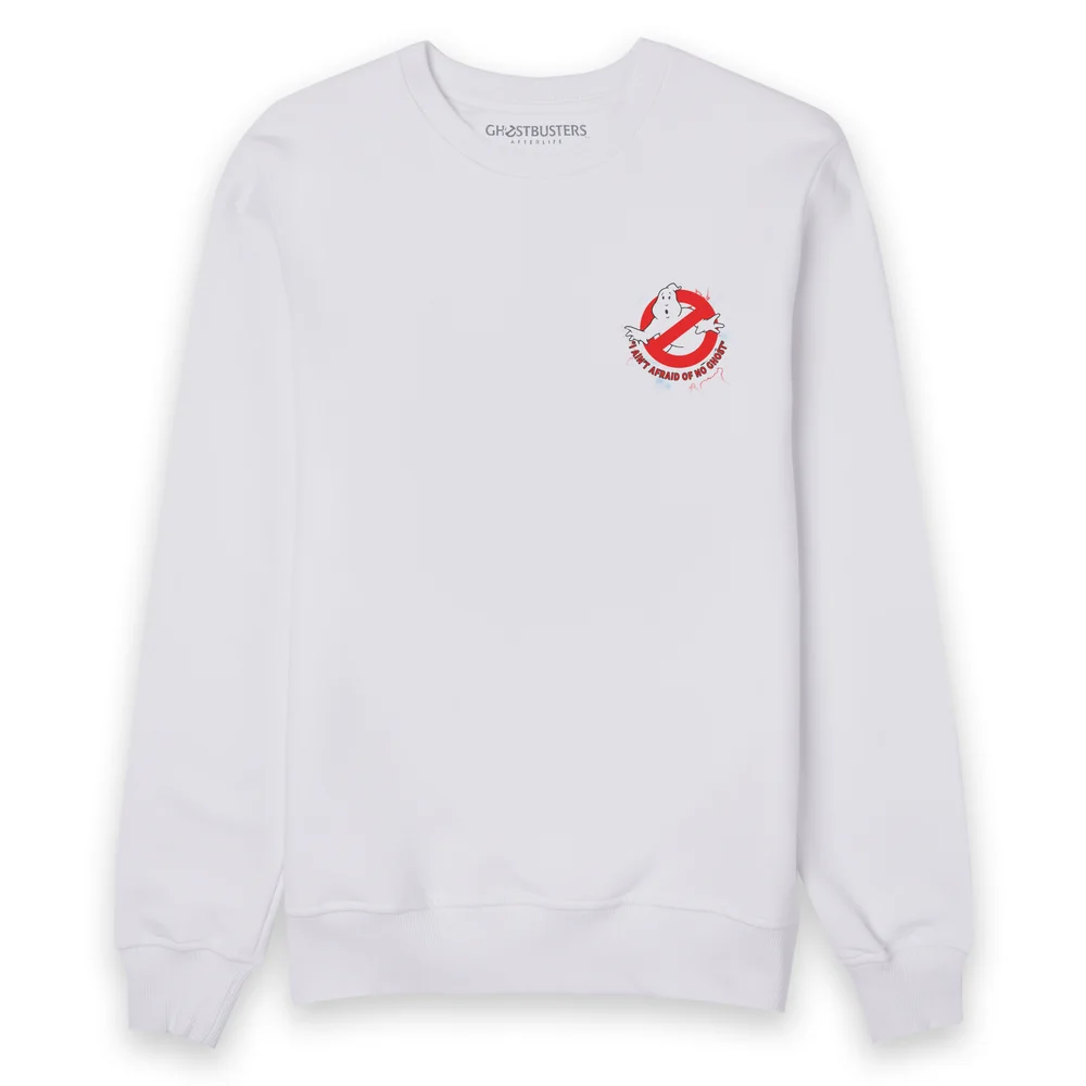 Ghostbusters I Ain't Afraid Of No Ghost Sweatshirt - White - S Image 1
