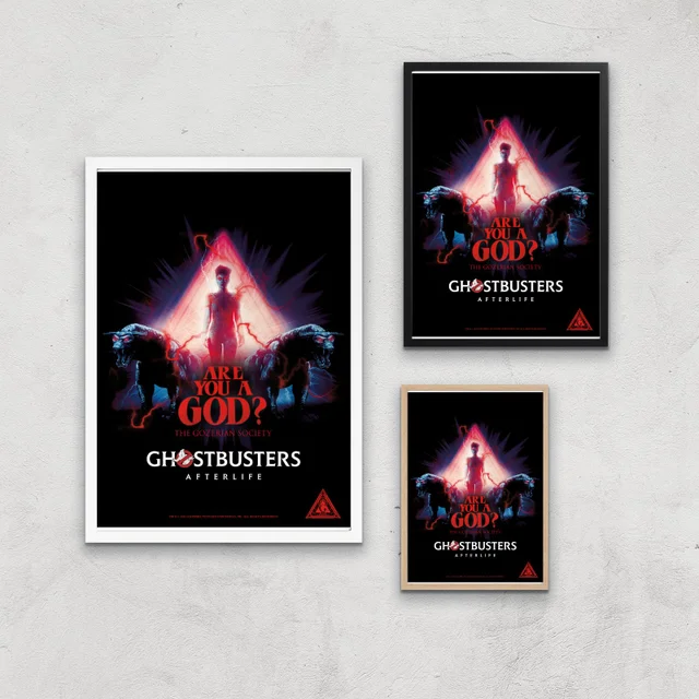 Ghostbusters Are You A God? Giclee Art Print