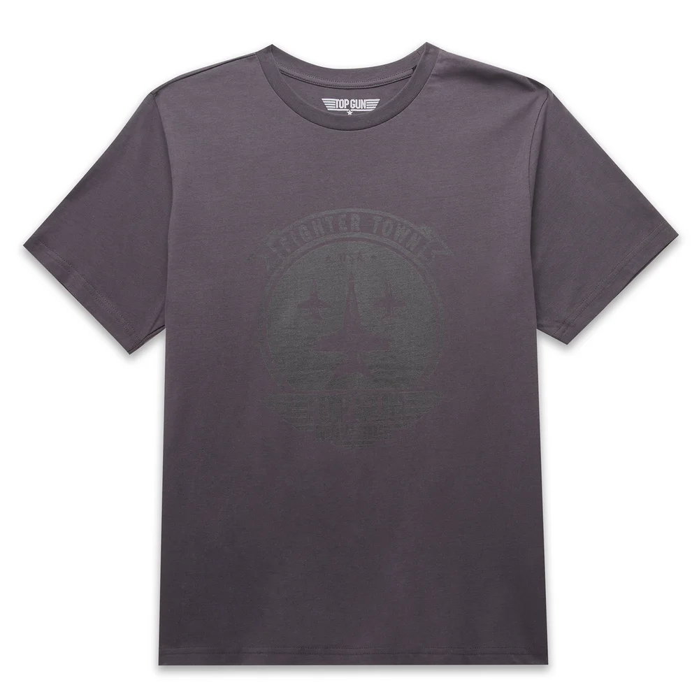 Top Gun Fighter Town Unisex T-Shirt - Charcoal - S Image 1