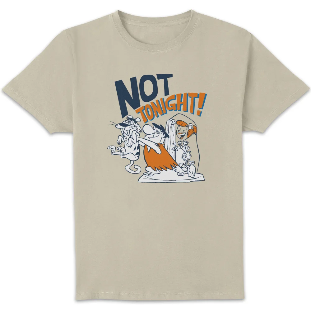 The Flintstones Not Tonight Unisex T-Shirt - Cream - S Image 1