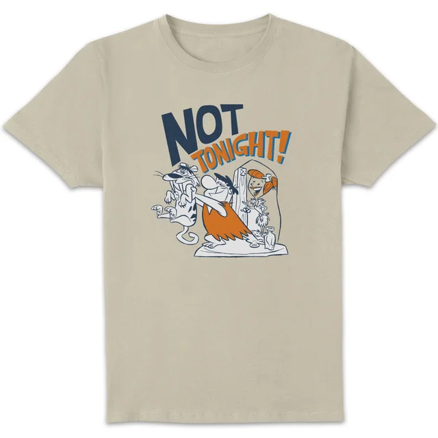The Flintstones Not Tonight Unisex T-Shirt - Cream