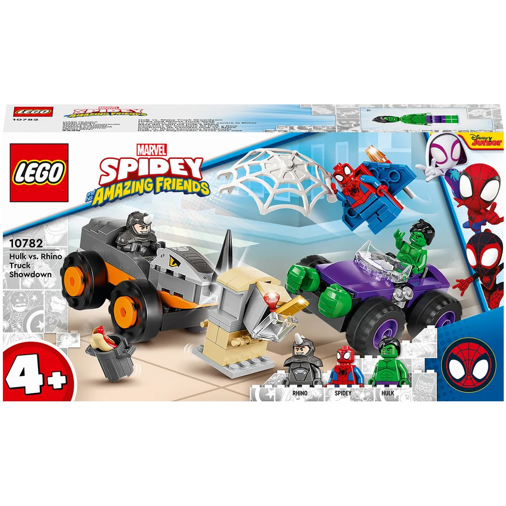 LEGO Marvel Hulk vs Rhino Monster Truck Showdown Set (10782) Image 1