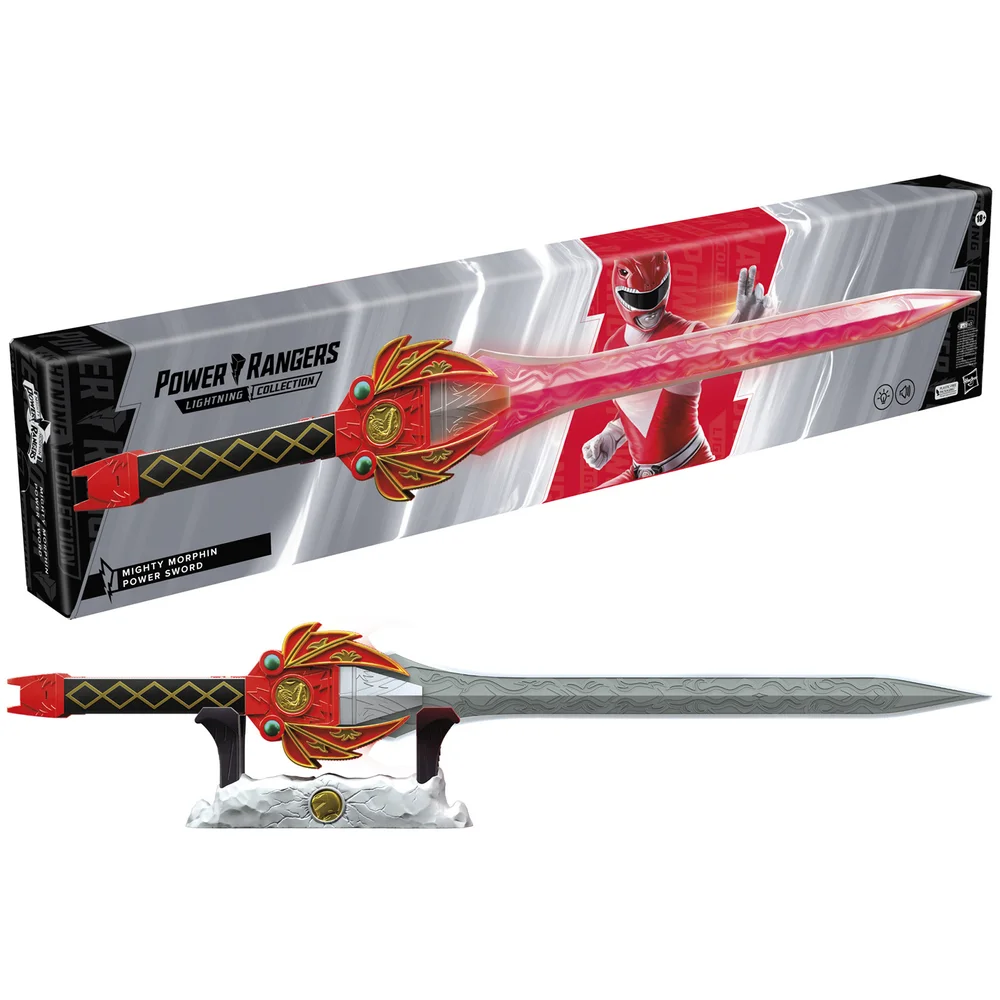 Hasbro Power Rangers Lightning Collection Mighty Morphin Red Ranger Power Sword Premium Roleplay Replica Image 1
