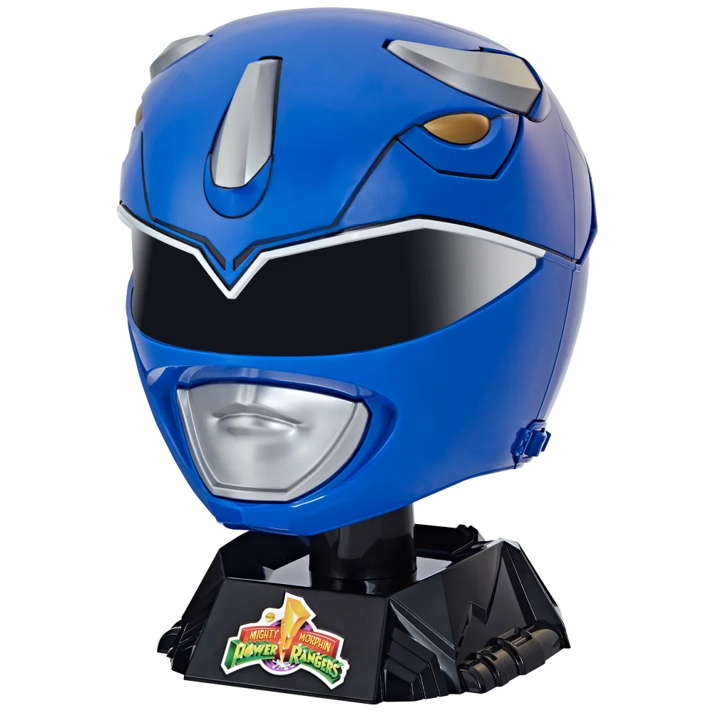 Power Rangers Lightning Collection Mighty Morphin Blue Ranger Helmet Roleplay Collectible Cosplay Image 1