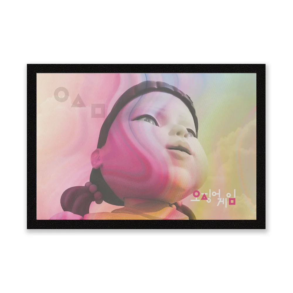 Squid Game Giant Doll Entrance Mat Image 1