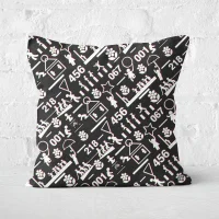 Squid Game Games Glitch Square Cushion