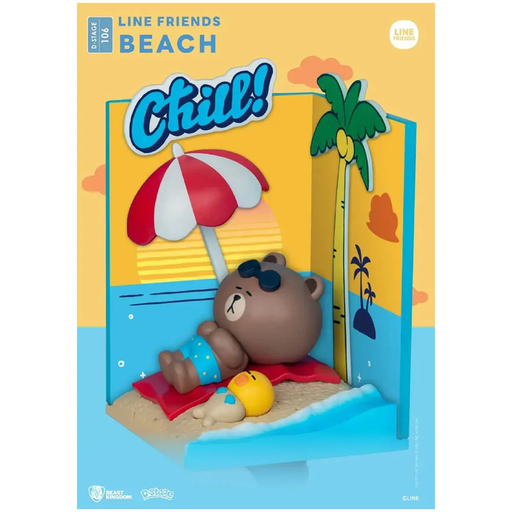 Beast Kingdom Line Friends D-Stage Diorama - Beach Image 1
