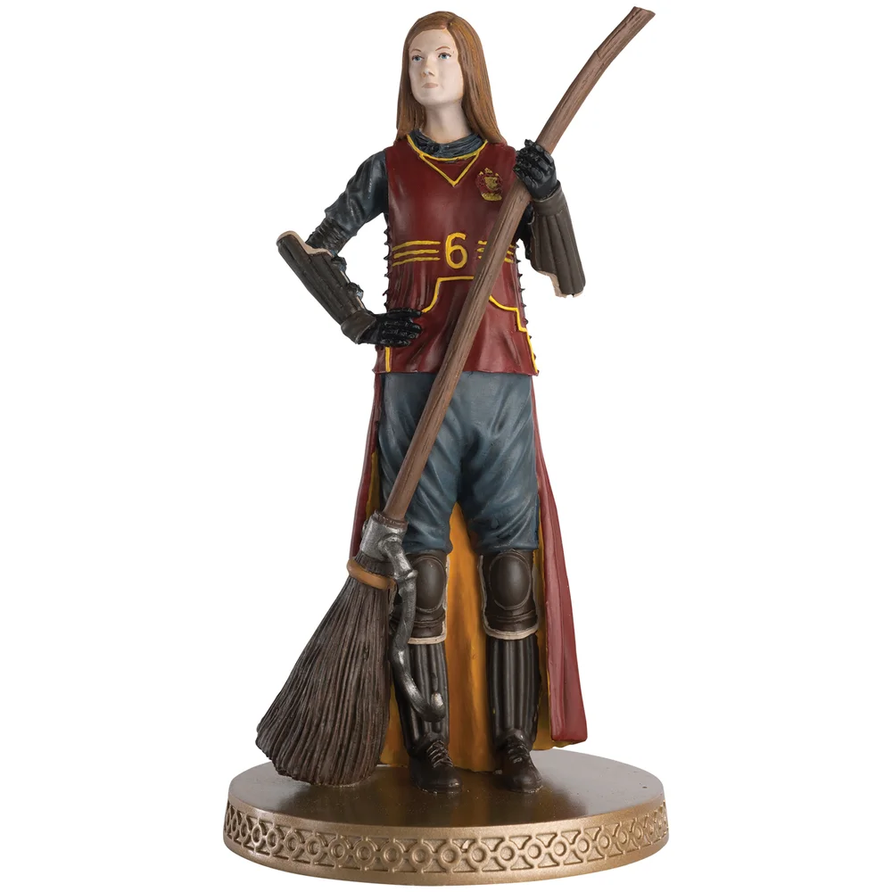 Eaglemoss Ginny Weasley (In Quidditch Robes) Figurine with Magazine Image 1