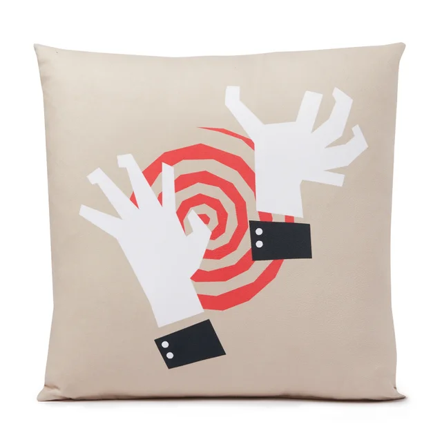 Hitchcock Vertigo Eyes Square Cushion