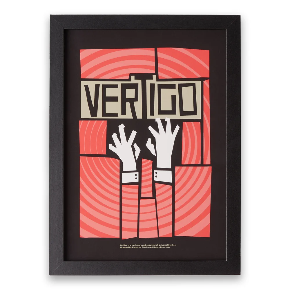 Hitchcock Vertigo Giclee Art Print - A4 - Print Only Image 1