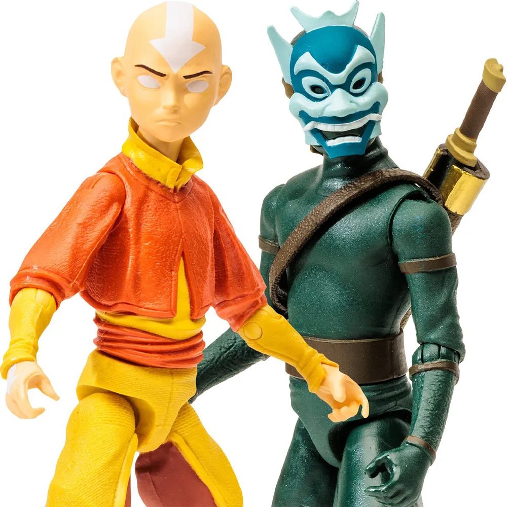 McFarlane Avatar: The Last Airbender 5" Action Figure 2-Pack - Aang vs Blue Spirit Zuko Image 1