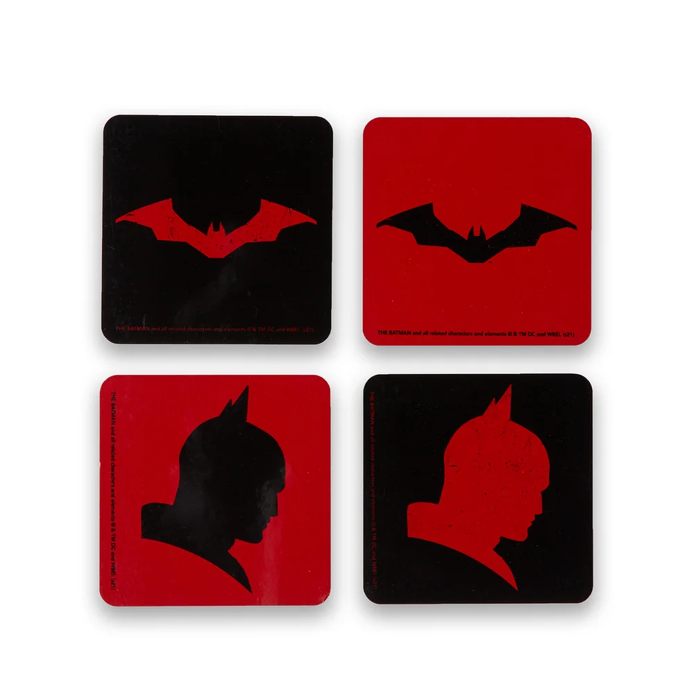 The Batman Silhouette Coaster Set Image 1