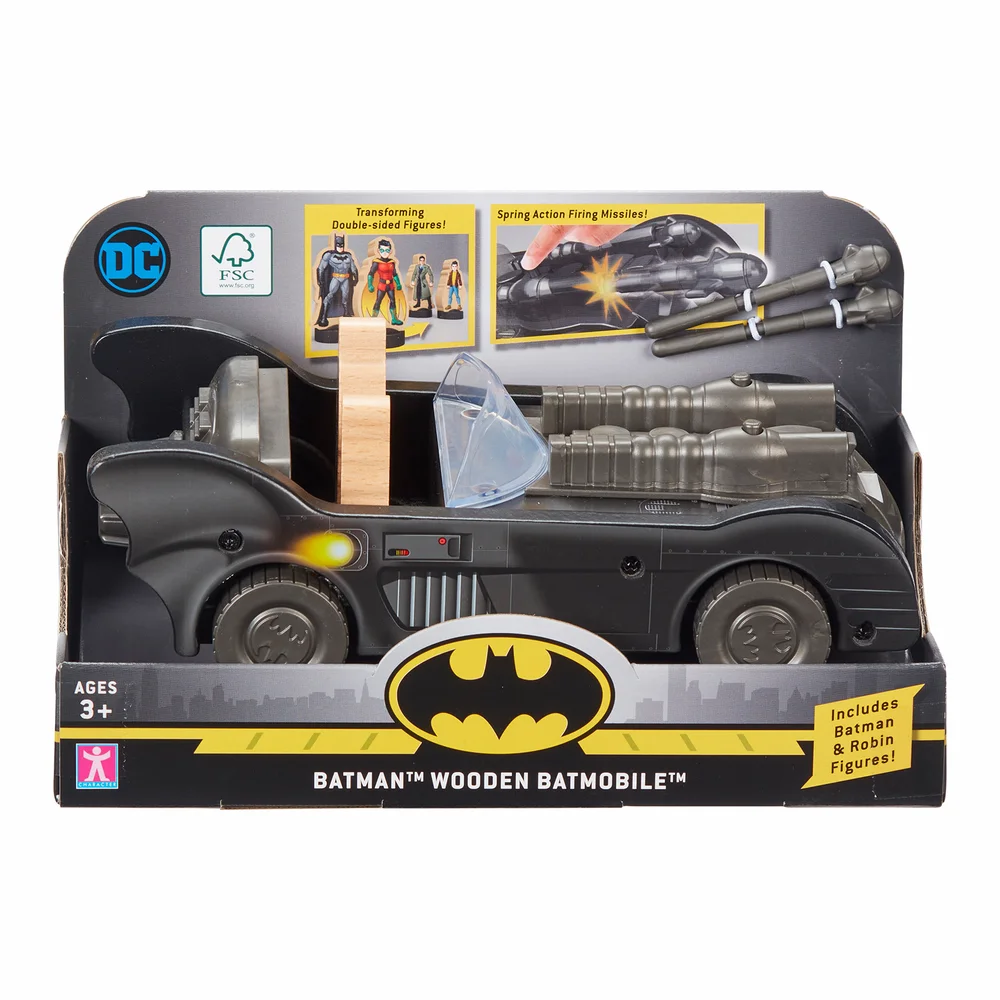 Batman Wooden Batmobile Image 1