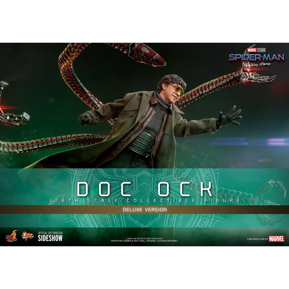 Hot Toys Marvel Spider-Man: No Way Home Movie Masterpiece Action Figure 1/6 Doc Ock (Deluxe Version) 31 cm Action Figure Image 1