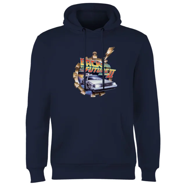 Back to the future Clockwork Hoodie - Navy
