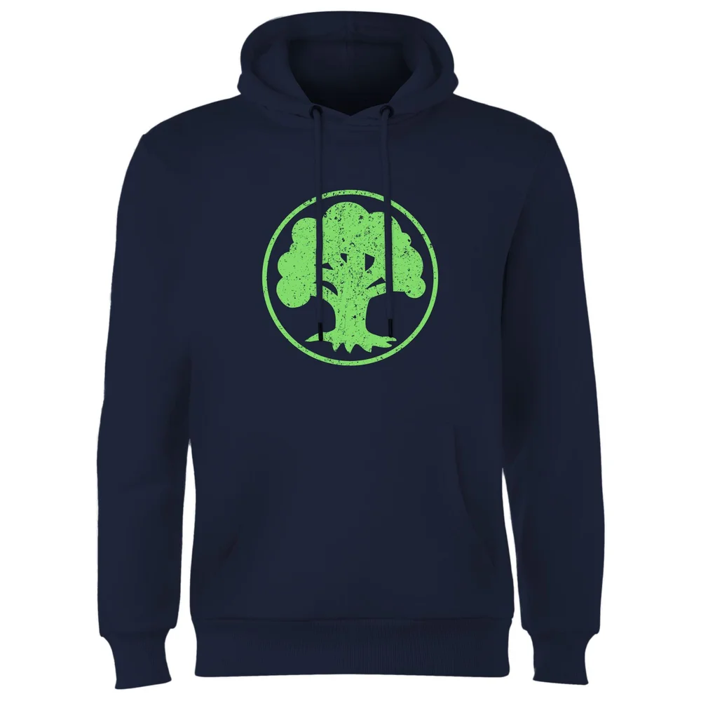 Magic the Gathering Mana Green Hoodie - Navy - S Image 1
