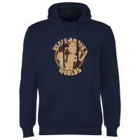 Rick and Morty Peace Among Worlds Hoodie - Navy