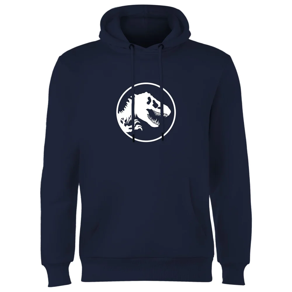 Jurassic Park Circle Logo Hoodie - Navy - S Image 1