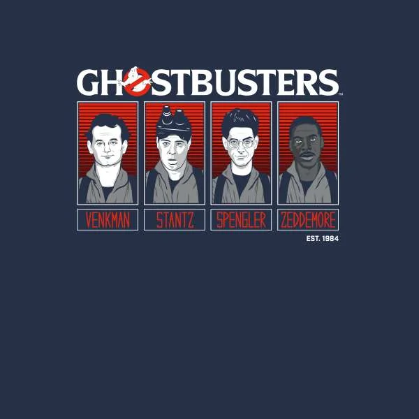 Ghostbusters Line-Up Hoodie - Navy
