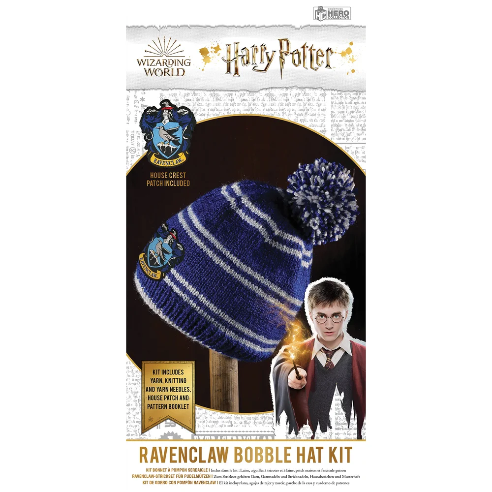 Harry Potter Ravenclaw Beanie / Bobble Hat Knit Kit Image 1