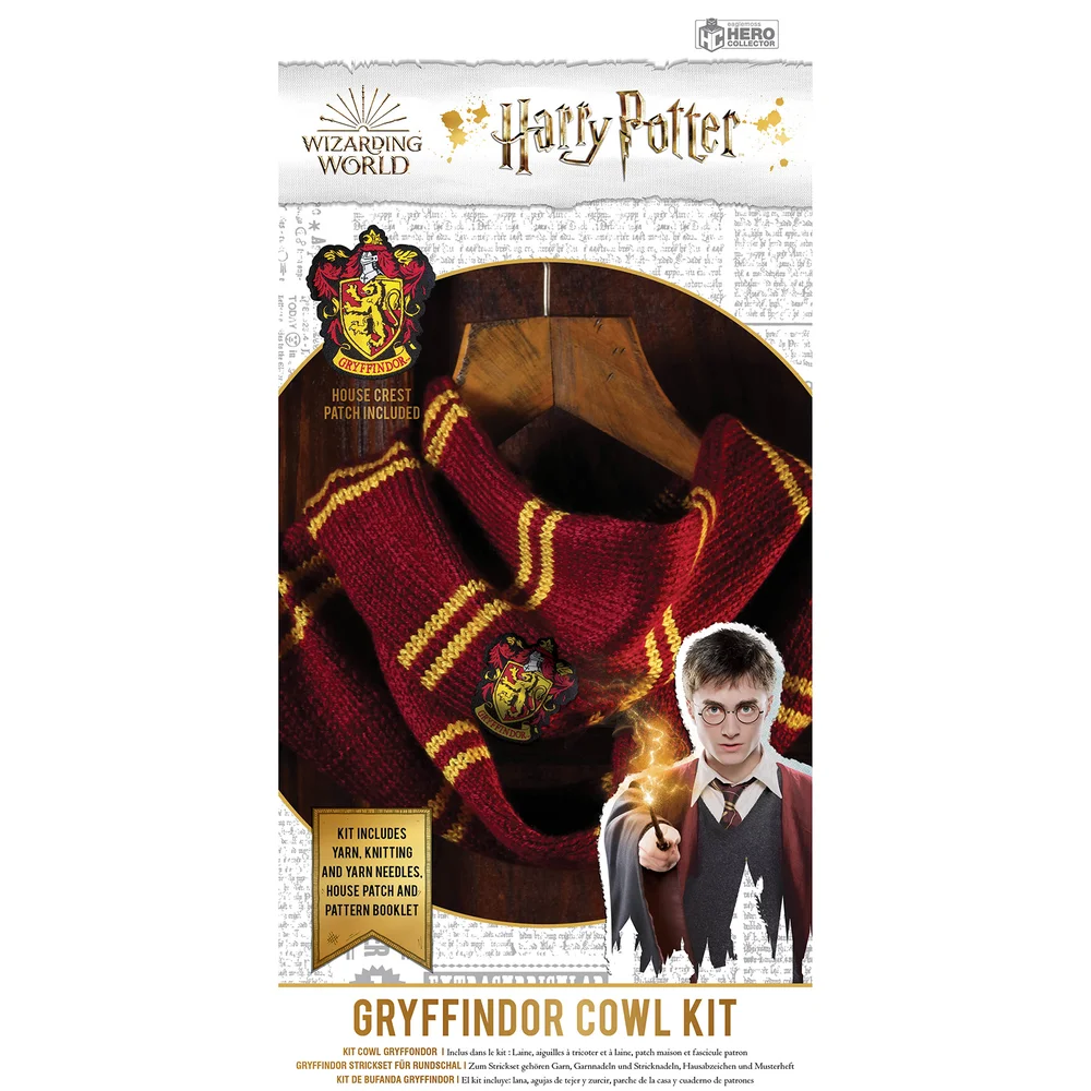 Harry Potter Gryffindor Cowl Knit Kit Image 1