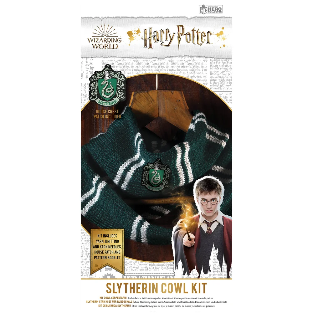 Harry Potter Slytherin Cowl Knit Kit Image 1